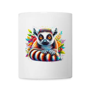 Lemur - Tasse - Weiß - Vorne