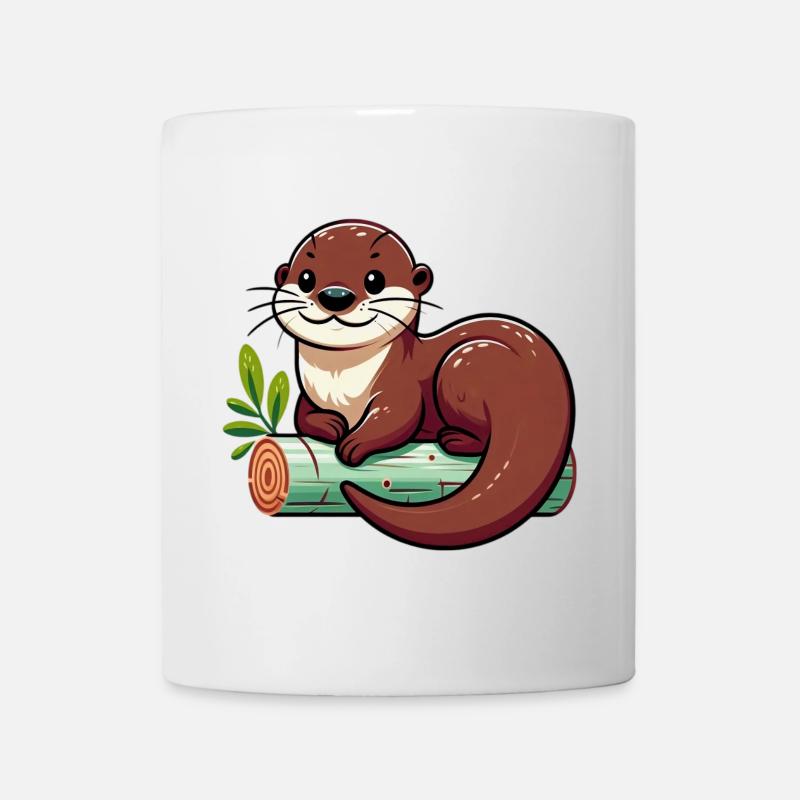 Otter - Tasse - Weiß