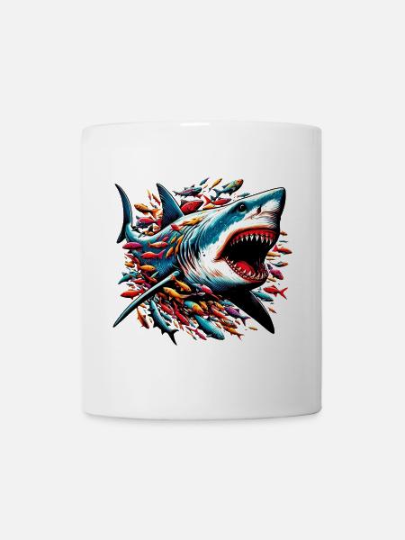 Hai - Tasse - Weiß