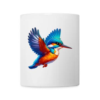 Martin-pêcheur - Mug blanc - blanc - Devant