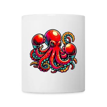 Pieuvre - Mug blanc - blanc - Devant