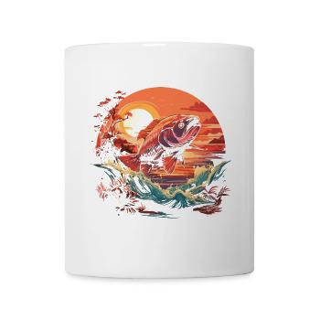 Angler Porträt - Tasse - Weiß - Vorne