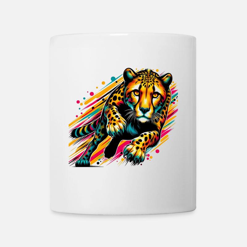 Guépard - Mug blanc - blanc