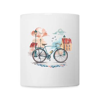 Radabenteuer in der Stadt - Tasse - Weiß - Vorne