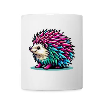 Hérisson - Mug blanc - blanc - Devant