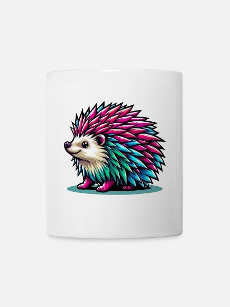 Hérisson - Mug blanc - blanc