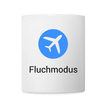 Airplane Mode Swearing Airplane Icon Office Humor Funny - Mug - white - Front