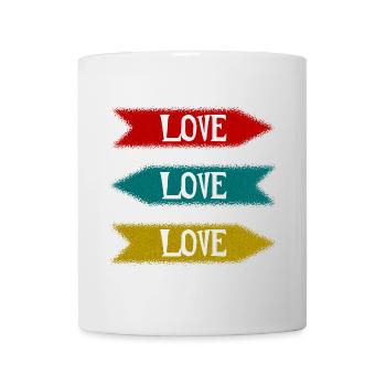 WEIHNACHTEN. FROHE WEIHNACHTEN. FROHE WEIHNACHTEN. WEIHNACHTSMANN - Tasse - Weiß - Vorne