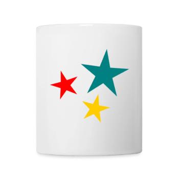 ETOILE. NOËL. JOYEUX NOËL. MERRY CHRISTMAS - Mug blanc - blanc - Devant