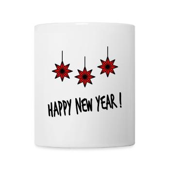 ALLES GUTE ZUM NEUEN JAHR. SILVESTER. NEUJAHR - Tasse - Weiß - Vorne
