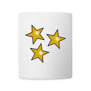 STAR. CHRISTMAS. HAPPY NEW YEAR. NEW YEAR'S EVE - Mug - white - Front