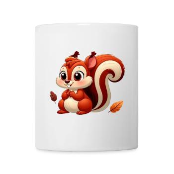 écureuil 9 - Mug blanc - blanc - Devant
