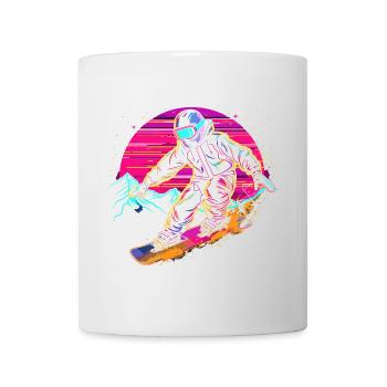 Snowboarder Vaporwave - Mug - white - Front