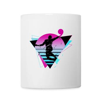 Basketball Basketball Player Fan Neon Colorful - Mug - white - Front