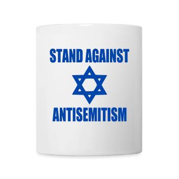 stand against antisemitism - Tasse - Weiß - Vorne