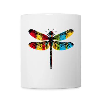 Libelle - Tasse - Weiß - Vorne