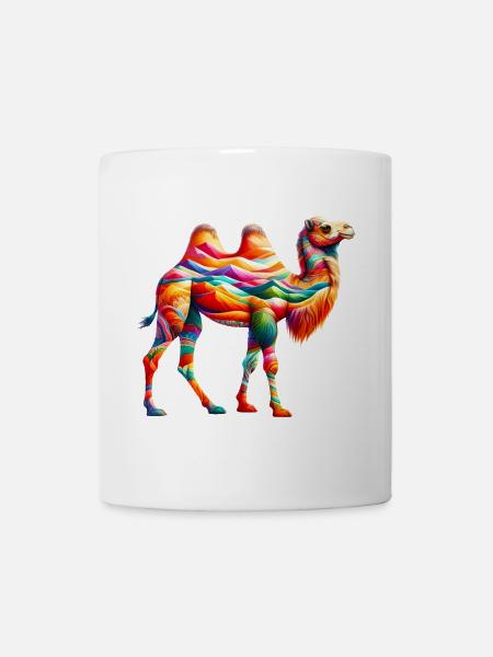 Kamel - Tasse - Weiß