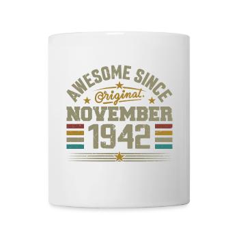 November 1942 Birthday Gift | November 1942 - Mug - white - Front