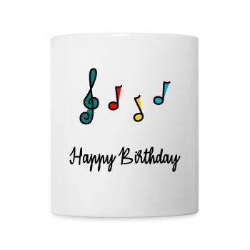 1. 1 AN. 1er ANNIVERSAIRE. ANNIVERSAIRE 1 AN - Mug blanc - blanc - Devant