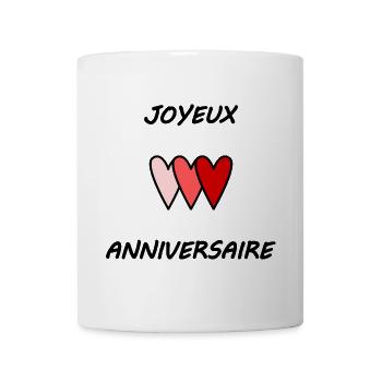 100. 100 YEARS. 100th ANNIVERSARY. BIRTHDAY 100 - Mug - white - Front