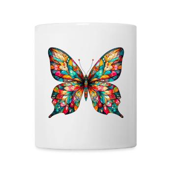 Schmetterling - Tasse - Weiß - Vorne