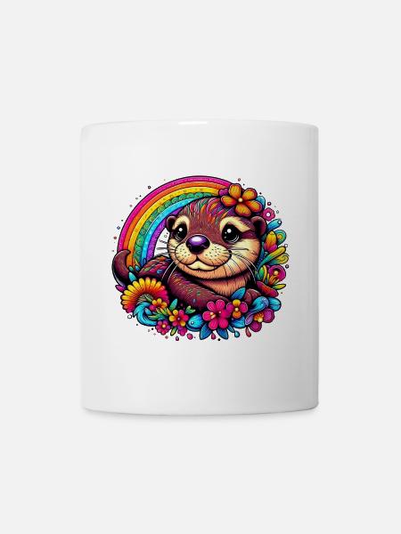 Otter - Tasse - Weiß