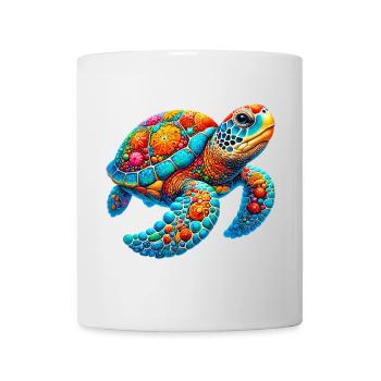 Tortue - Mug blanc - blanc - Devant