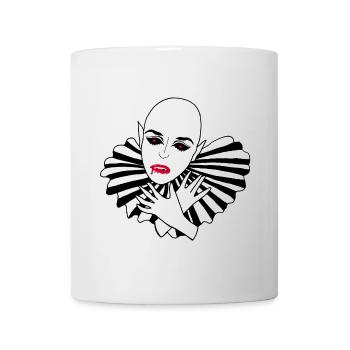 Femme vampire manga vintage - Mug blanc - blanc - Devant