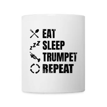 Trompeter Routine - Tasse - Weiß - Vorne