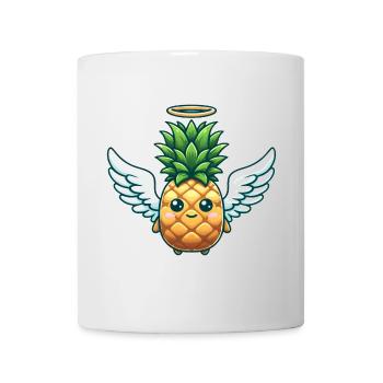 Engel Ananas mit Flügeln Fruchtig - Tasse - Weiß - Vorne