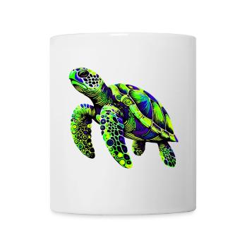 Tortue - Mug blanc - blanc - Devant