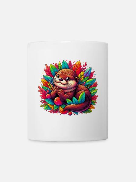 Otter - Tasse - Weiß