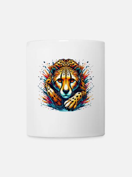 Gepard - Tasse - Weiß