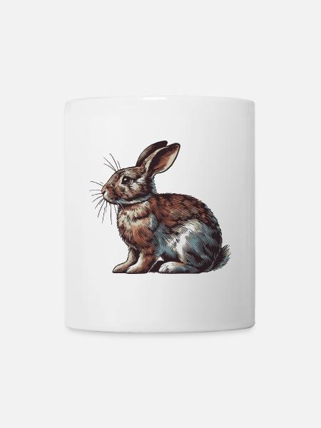 Hase - Tasse - Weiß