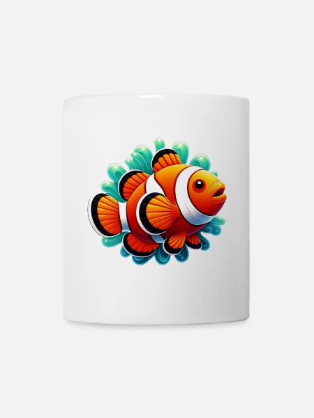 Clownfisch - Tasse - Weiß