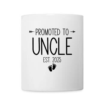 Promoted To Uncle Est. 2025 - Mug - white - Front