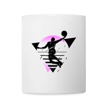 Basketball Basketball Player Fan Neon Colorful - Mug - white - Front