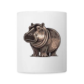 Hippopotamus - Mug - white - Front