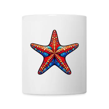 Étoile de mer - Mug blanc - blanc - Devant