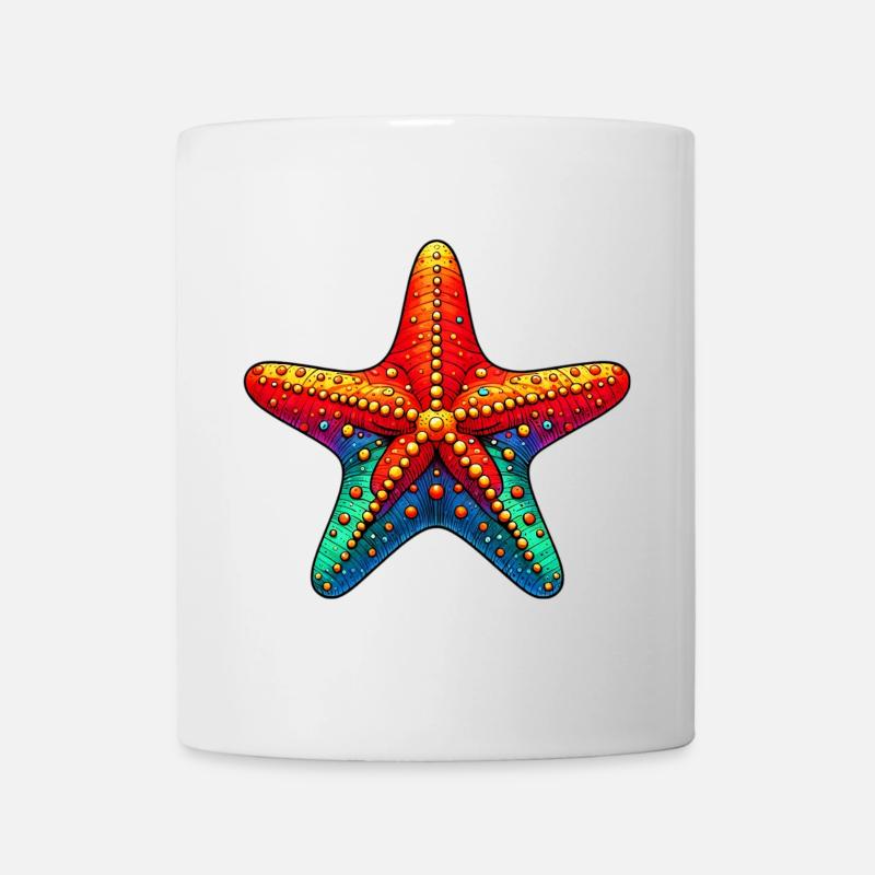 Seestern - Tasse - Weiß