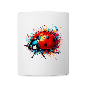 Marienkäfer - Tasse - Weiß - Vorne