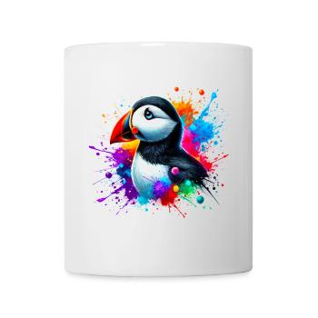 Papageitaucher - Tasse - Weiß - Vorne