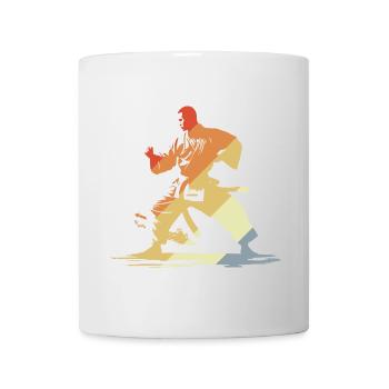 Vintage Karateka Drawing - Mug - white - Front