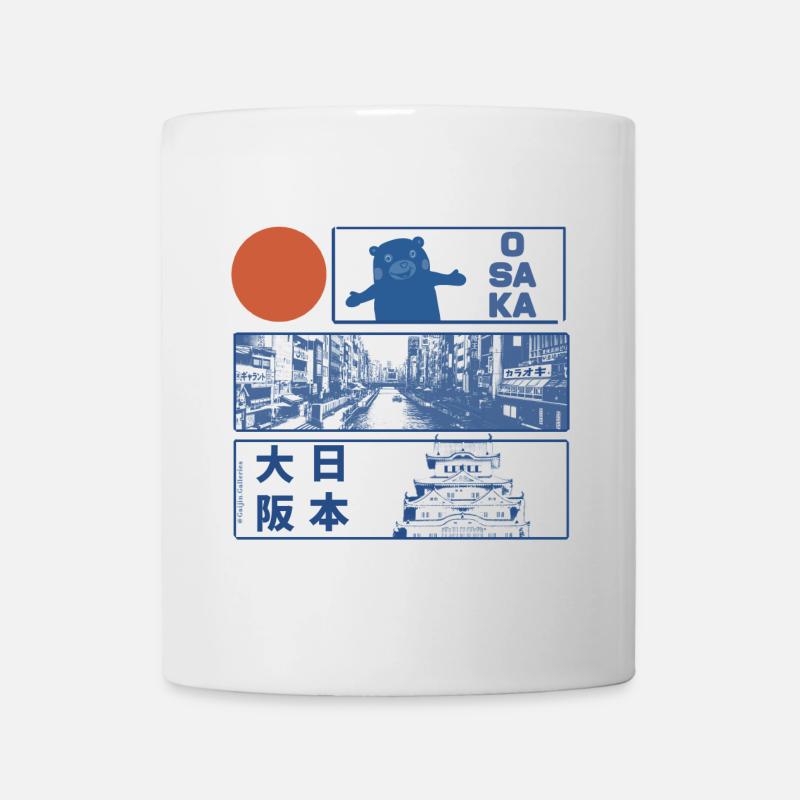 Osaka, Japon, Mono - Mug blanc - blanc