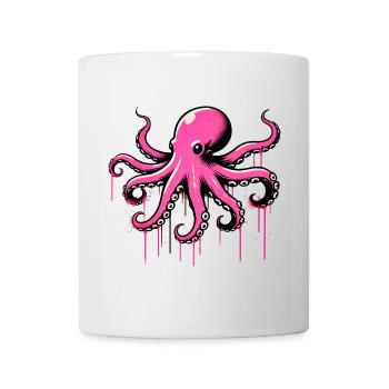 Pieuvre - Mug blanc - blanc - Devant