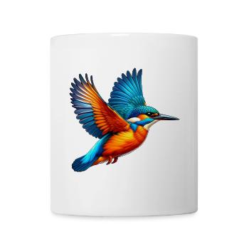 Martin-pêcheur - Mug blanc - blanc - Devant