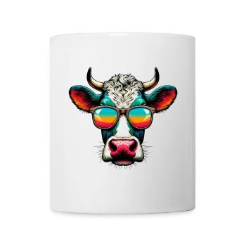 Vache - Mug blanc - blanc - Devant
