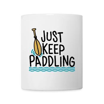 Just Keep Paddling - Tasse - Weiß - Vorne