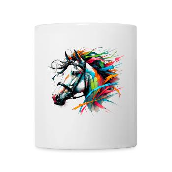 Cheval - Mug blanc - blanc - Devant