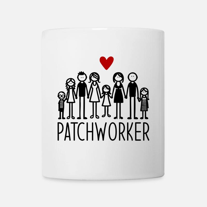 Patchworker - Tasse - Weiß